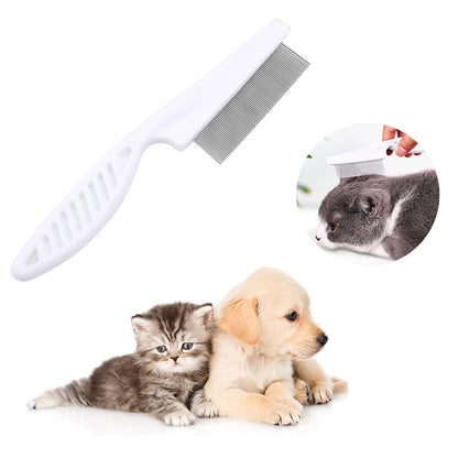🐾💆 50% RABATT! Massagekam som tar bort loppor, fästingar och lösa hårstrån i en enda rörelse. Rostfritt stål, rostfri, och ditt husdjur spinner av njutning.