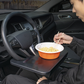 ⏳ Tidsbegränsat erbjudande: 50 % rabatt ⏰ 2-i-1-lösning: Bilbord för ratten & mellanrumsfyllare för sätet 🍟🍔🥤