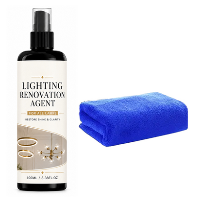 🕯️Rengöringsspray för alla lampor--Återställ din kristallkronas briljans! ✨💡