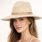 🔥 Utvald vara: 50 % rabatt 🎉 Vikbar, stickad solhatt (fedora) – Dam