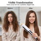 💇‍♀️ 50 % rabatt! 2-i-1-verktyg för både plattning och lockning – vårdande negativ jonteknik för ett mjukt, glansigt och vackert lockat hår! ✨ Keramiska turmalinplattor – för ett hår som ser glansigare och friskare ut.