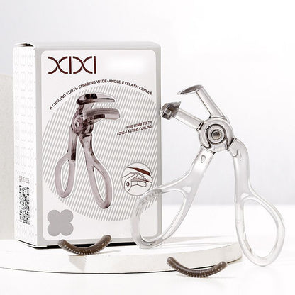 👁️ Köp 2 få 1 gratis! ✨ Ergonomisk ögonfransböjare med bred vinkel —— Skapar en naturlig böjning, ligger bekvämt i handen och ger ett långvarigt resultat —— Passar alla ögonformer och gör det enkelt att skapa vackra ögonfransar 💖