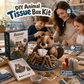 🦨✨ HALVT PRIS! Söta djur DIY-kit för näsduksask – Alla material & tydliga instruktioner för hemdekoration!