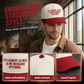 🧢Kontrastfärgad broderad basebollkeps--ger solskydd och massor av personlighet☀️