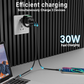 🎉 Ny storsäljare!🔌Trådlös 3-i-1-väggladdare för klockor – 30 W snabbladdning och magnetisk dockningsstation ⚡