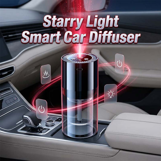 ✨ 50% RABATT NU! Smart biloljediffusor med stjärnljus – stjärnprojektion, digital kontroll & synlig oljebehållare – för en magisk körupplevelse 🌟🚗