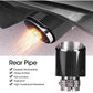 🔥🎁Nyhet 50 % RABATT🔥LED Bilmodifieringsdelar Kolfiber avgasrör
