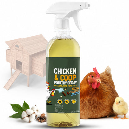 🎁50% RABATT 🔰Rengöringsspray för naturliga fjäderfästall