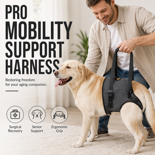 🚀 Nyhet + 50 % rabatt! 🎀 Rehabiliteringssele för hund – ger extra stöd vid svaghet i bakbenen. Innovativ design som tillåter fri rörlighet. ⏳