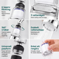 🚰 50 % RABATT! ✨ 360° vridbar kranfilter med 3 inställningar – stänkvattentät och bekväm vattenfilter för kök och badrum