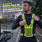 🦺50% RABATT NU! Reflekterande väst med hög synlighet – Justerbar, andningsbar säkerhetsutrustning med ficka, lätt reflekterande säkerhetsväst för nattlöpning, cykling, promenader och vägarbete
