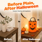 🎃 Gör godisjakten ännu roligare – Halloween-godishink med ljuseffekt som lyser upp kvällen