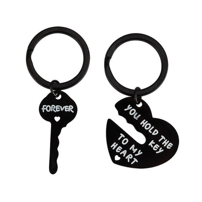 💞 Tidsbegränsat specialerbjudande 🔐 Klassiskt romantiskt set med hjärtformade nyckelringar