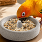 🐦 Köp 2, få 1 gratis! ✨2-i-1 fågelmatare och näbbfil i vulkanisk sten – praktisk och hållbar 🌋
