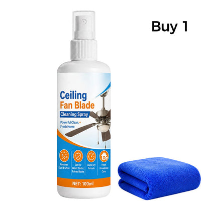 🔥Köp 2, få 1 gratis😍50 % rabatt🧴Rengöringsspray för takfläktblad