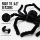 🎃 50 % rabatt | Jättestor spindeldekoration för Halloween 🕷️👻 – Extra stor Halloween-dekoration för trädgård, tomt och hem ✨
