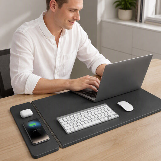 💼 3-i-1 laptopfodral med trådlös laddning – smartare arbetsyta var du än är | 50% rabatt idag🔥