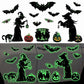 🎃 50% RABATT IDAG – Lys upp bilen i mörkret och skapa riktig Halloween-känsla – Självlysande Halloween-dekaler