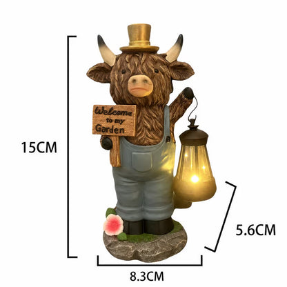 🔥🎁Nyhet 50 % RABATT🔥Solcellsdrivet nattljus i form av en höglandsko