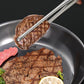 🎁 KÖP 1 FÅ 1 GRATIS – Få bättre kontroll över kött, nudlar och grönsaker – Tandad kökstång i rostfritt stål