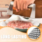 🍔 50 % rabatt under en begränsad tid! 🥩 Non-stick-hamburgarpress – jämn form, ergonomiskt handtag, slitstarkt rostfritt stål – gör hamburgare av proffskvalitet hemma ✨