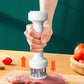 🥩KÖP 2, FÅ 1 GRATIS – Mör, platta till och förbered köttet med ett enda verktyg – Ergonomisk köttmörare i rostfritt stål