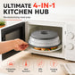 🍲✨ 50 % RABATT NU! 2-i-1 Hopfällbart Stänkskydd för Mikrovågsugn – Skyddar Mot Matstänk & Håller Mikron Renare 🧼🔥