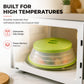 🍲✨ 50 % RABATT NU! 2-i-1 Hopfällbart Stänkskydd för Mikrovågsugn – Skyddar Mot Matstänk & Håller Mikron Renare 🧼🔥