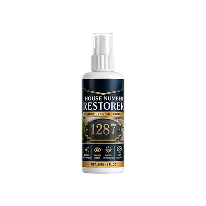 🔥🎁Köp 2 få 1 gratis🔥🔥Rengöringsspray för husnummer utomhus