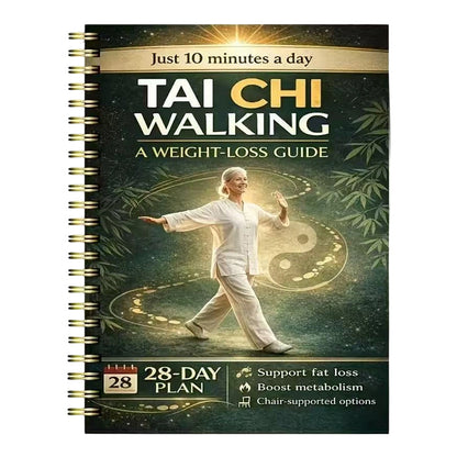 🧘KÖP 2, FÅ 1 GRATIS – Gör det enklare att skapa en hållbar rörelsevana på bara några minuter om dagen – A5-guide för Tai Chi-gång hemma