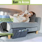 🛏️ Få 50 % rabatt nu! Hängande sängorganisatör – en praktisk förvaringsficka i filt med flera fack, perfekt för våningssängar i studentkorridorer; rymmer surfplattor, böcker, telefoner och skrivmaterial.