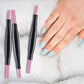 💅 BEAUTY DEAL – Forma, jämna ut och polera naglarna med två precisionshuvuden i ett verktyg – Dubbelhövdad kvartsnagelfil