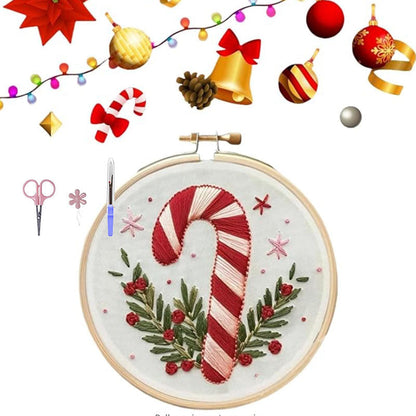 ⏳ 50 % rabatt under en begränsad tid ⏰ Broderikit med jultema 🎅
