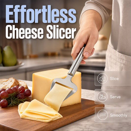 🧀KÖP 2, FÅ 1 GRATIS – Skär, lyft och servera ost smidigare med ett enda robust verktyg – Multifunktionell ostskärare i rostfritt stål