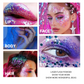 🔥🎁Köp 2 få 1 gratis🔥Halloween-glitter för kroppsmålning – stjärnglitter
