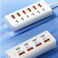 🔌 50% RABATT NU! ⚡ High-Speed 12-Port USB Hub – ladda upp till 12 enheter samtidigt, snabbladdning & kompakt design – perfekt för skrivbordet och resan ✨
