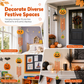✨🎃Köp 1, få 1 gratis🎁Halloween-DIY-kit i trä med pumpor