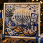 🔥🎁Nyhet 50 % RABATT🔥Gör-det-själv-kit för hanukkah-pärlkonst med träram