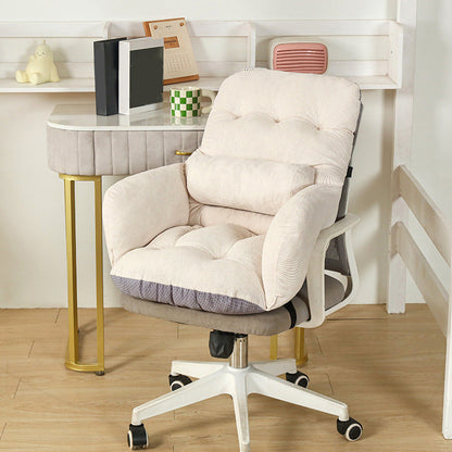 🔥🎁Nyhet 50 % RABATT🔥☁️🪑 Cloud Comfort kontorsstol – bekväm snurrstol för studier, sminkbord och hemmakontor