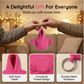 🎁 KÖP 2, FÅ 1 GRATIS – Lätt att bära, rolig att samla och perfekt som liten present till vänner – Färgglad mini hoodie-nyckelring