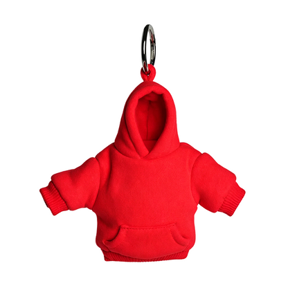 🎁 KÖP 2, FÅ 1 GRATIS – Lätt att bära, rolig att samla och perfekt som liten present till vänner – Färgglad mini hoodie-nyckelring
