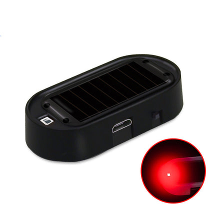 🚨50 % rabatt🔥! Få bilen att se övervakad ut – soldriven LED-varningslampa utan kablar