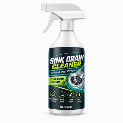 🎁Köp 2 få 1 gratis🔥🚰✨ Kraftfull Rengöringsspray för Avlopp & Rör – Hjälper Till Att Lösa Upp Stopp i Köksvasken