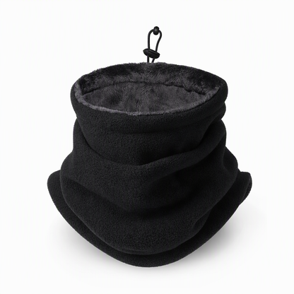🏂 REDO FÖR KYLAN – Skydda hals och nacke med tät fleece som känns mjuk mot huden utan klumpiga halsdukar – Dubbelisolerad neck warmer för vinteräventyr