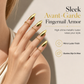 🔥🎁Nyhet 50 % RABATT🔥Nagelringar i metall – justerbara smycken för fingertopparna