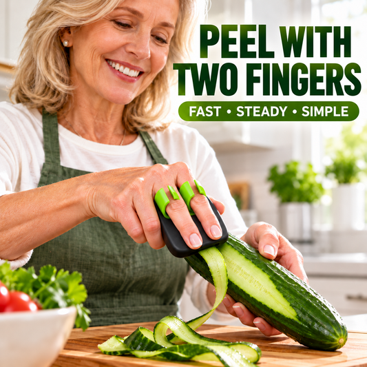 🔥50% RABATT NU! ✋ Fingerskalare med vassa blad för frukt & grönsaker 🥕🍎