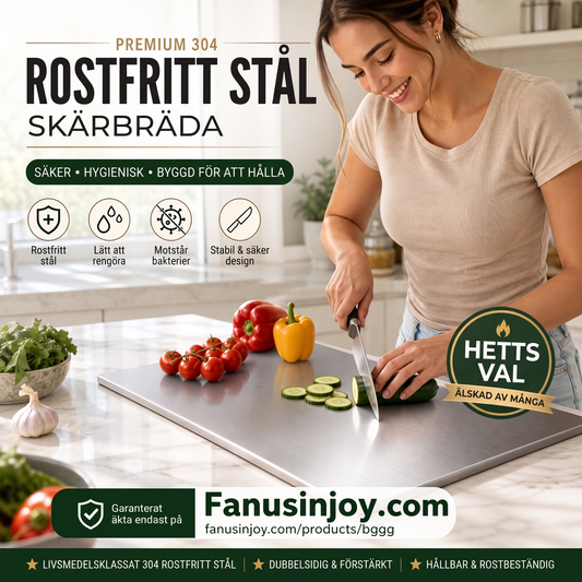 ⏳50 % rabatt under en begränsad tid💥Oumbärligt köksredskap! 🥩🥦Säkerare, renare och bekvämare!💥Skärbräda i 304 rostfritt stål
