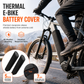 ❄️ REA– 50 % rabatt! Neopren batteriskydd för elcykel – isolerar mot kyla, vatten & damm, bevakar batteriets prestanda under vintern