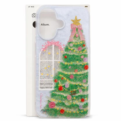 🎄 JULGLITTER I VARJE RÖRELSE – Skydda mobilen med festlig glans – Glittrigt julskal