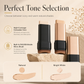 ✨ SUDDA UT RODNAD & OJÄMNHETER – Täck och blenda direkt med inbyggd borste – 2-i-1 Foundation Stick